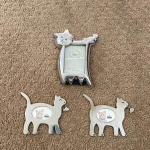 Cat Collection- 1 - 2 x 3 Aluminum Picture Frame and 2 - Magnets to add a photo